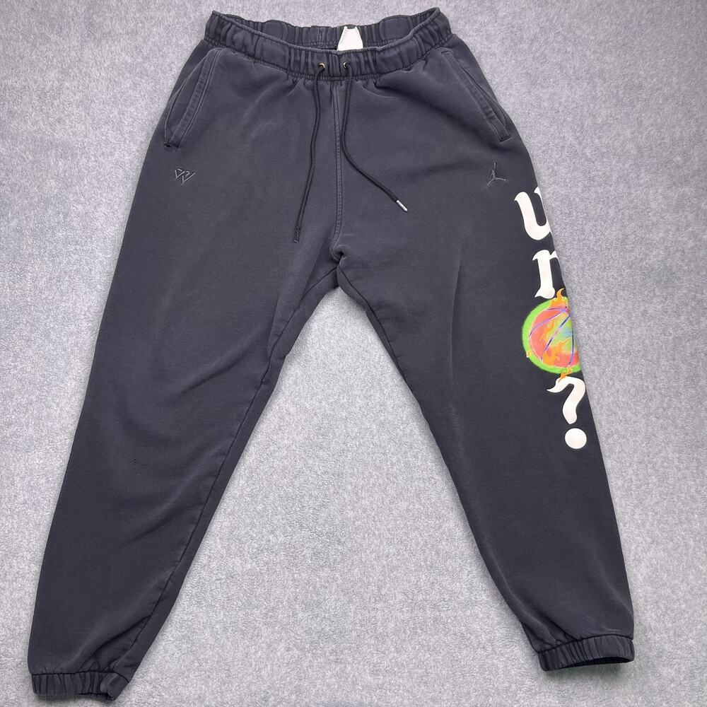 Nike Air Jordan Russel Westbrook Sweatpants Mens XL Black Why Not